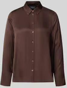 S.Oliver BLACK LABEL Regular fit blouse met lange mouwen van pure viscose