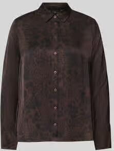 S.Oliver BLACK LABEL Regular fit blouse met lange mouwen van pure viscose