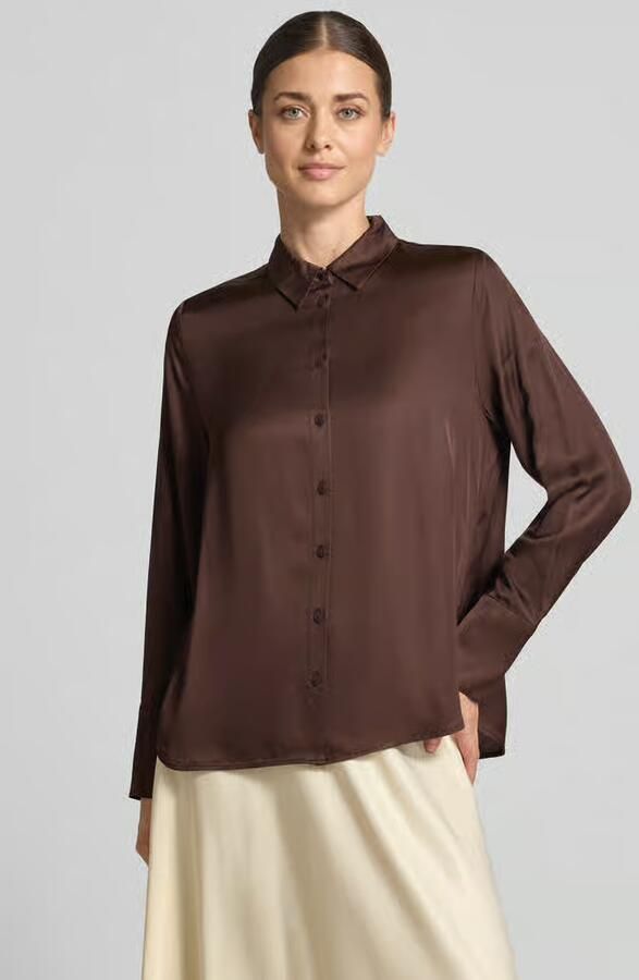 S.Oliver BLACK LABEL Regular fit blouse met lange mouwen van pure viscose - Foto 2