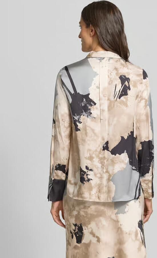 S.Oliver BLACK LABEL Regular fit blouse met lange mouwen van pure viscose - Foto 5