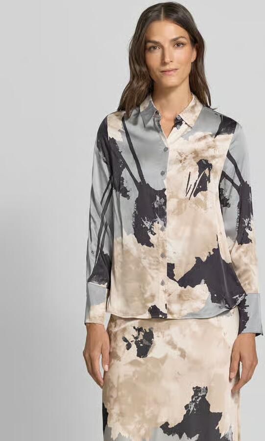 S.Oliver BLACK LABEL Regular fit blouse met lange mouwen van pure viscose - Foto 6