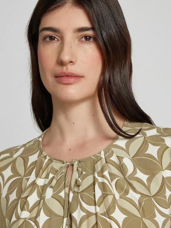 S.Oliver BLACK LABEL Regular fit blouse met lange mouwen van viscose