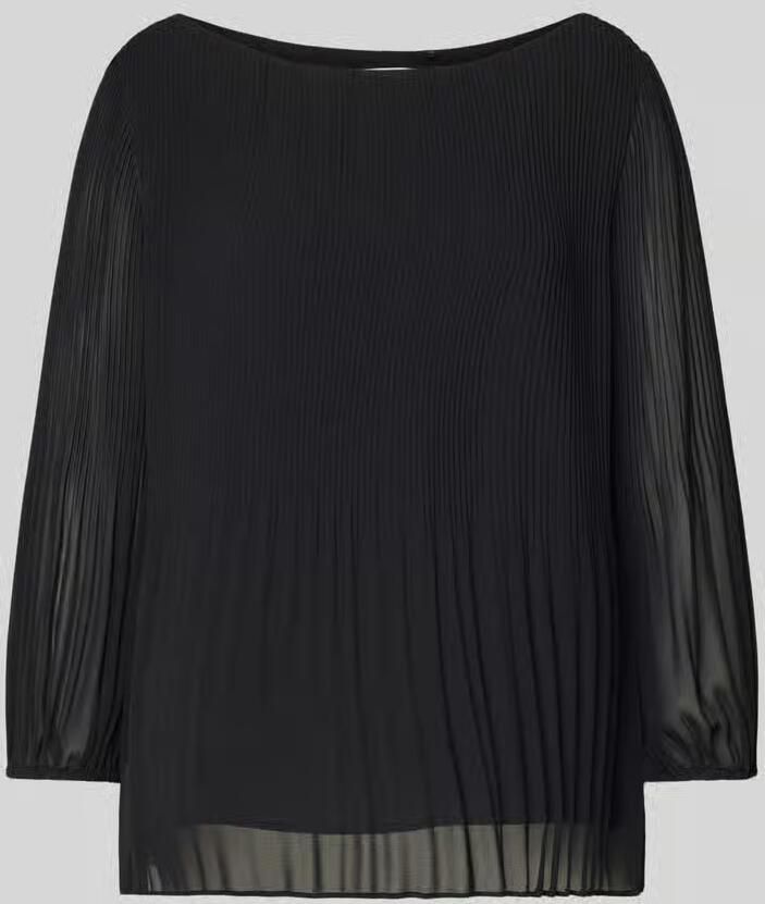 S.Oliver BLACK LABEL Klassieke blouse met plisséplooien