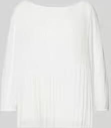 S.Oliver BLACK LABEL Klassieke blouse met plisséplooien - Foto 4