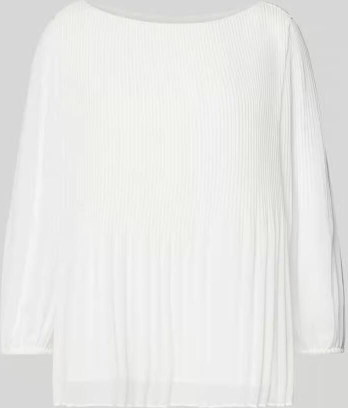 S.Oliver BLACK LABEL Klassieke blouse met plisséplooien - Foto 2