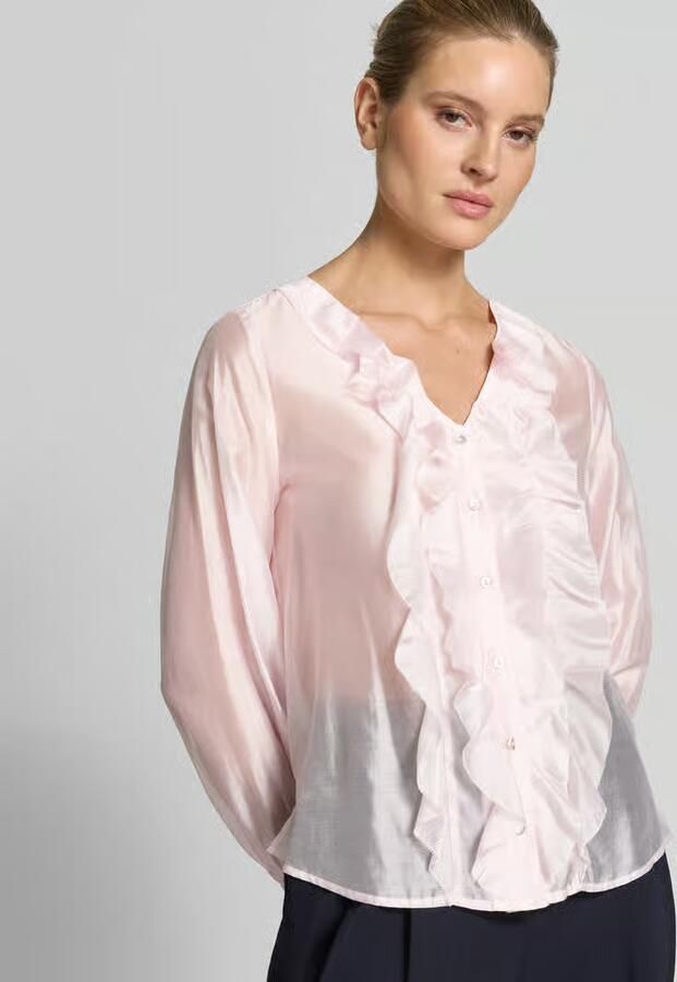 S.Oliver BLACK LABEL regular fit blouse van lyocellmix