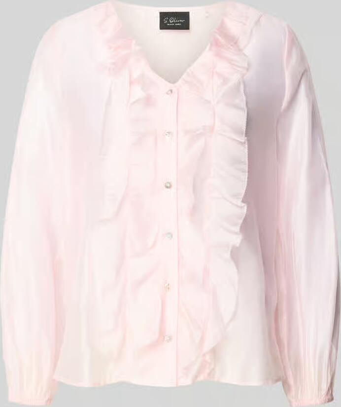 S.Oliver BLACK LABEL regular fit blouse van lyocellmix - Foto 2