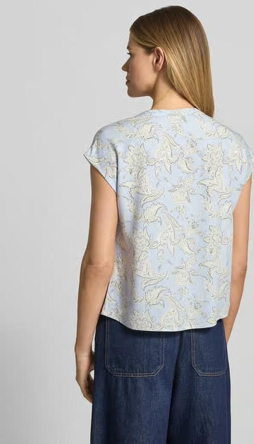 S.Oliver BLACK LABEL regular fit blouse van pure viscose