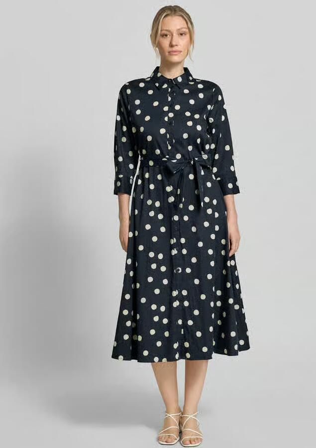 S.Oliver BLACK LABEL regular fit blousejurk van katoenmix - Foto 2