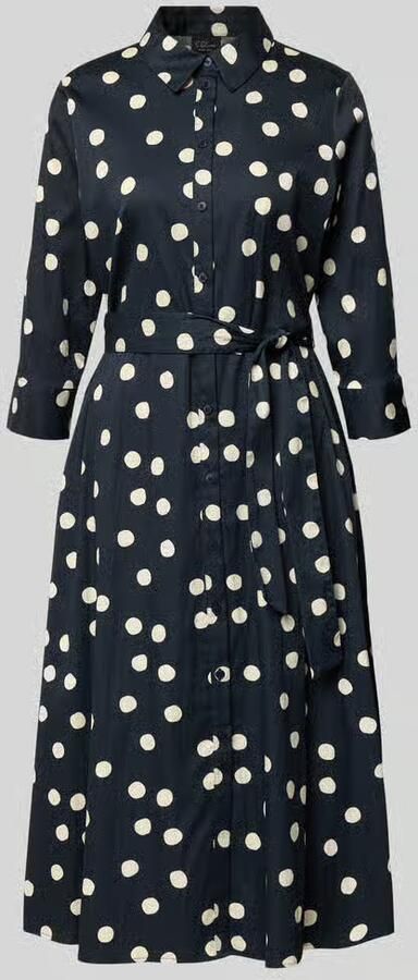 S.Oliver BLACK LABEL regular fit blousejurk van katoenmix - Foto 3