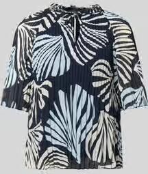 S.Oliver BLACK LABEL regular fit blouses in plissélook