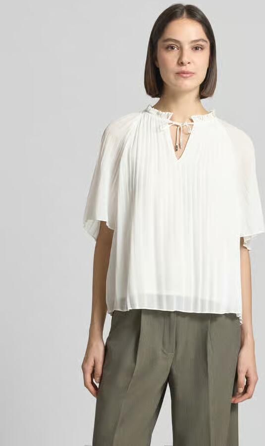 S.Oliver BLACK LABEL regular fit blouses in plissélook - Foto 2