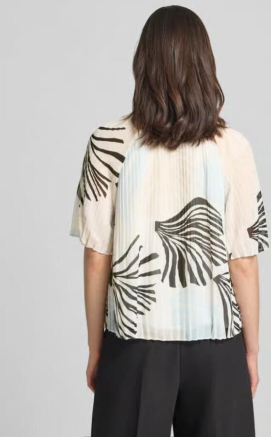 S.Oliver BLACK LABEL regular fit blouses in plissélook - Foto 2