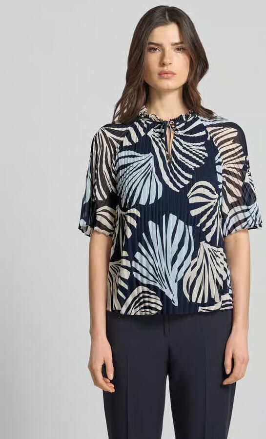 S.Oliver BLACK LABEL regular fit blouses in plissélook - Foto 3