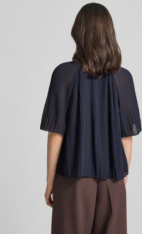 S.Oliver BLACK LABEL regular fit blouses in plissélook - Foto 3