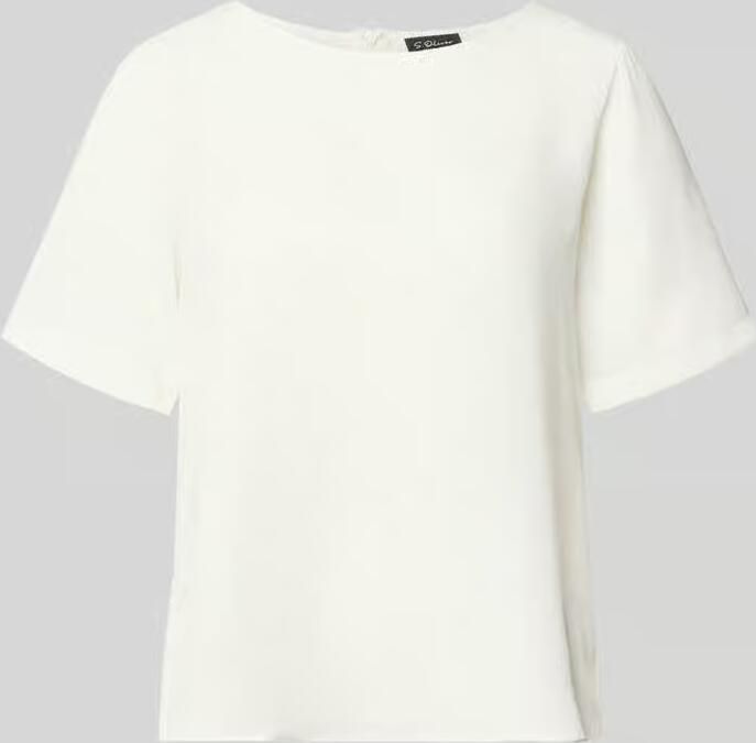 S.Oliver BLACK LABEL regular fit blouseshirt met naadritssluiting - Foto 2