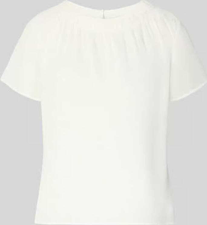S.Oliver BLACK LABEL Regular fit blouseshirt met semi-transparante mouwen