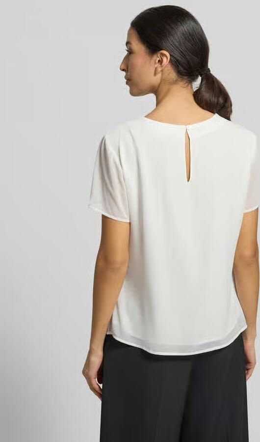 S.Oliver BLACK LABEL Regular fit blouseshirt met semitransparante mouwen - Foto 6
