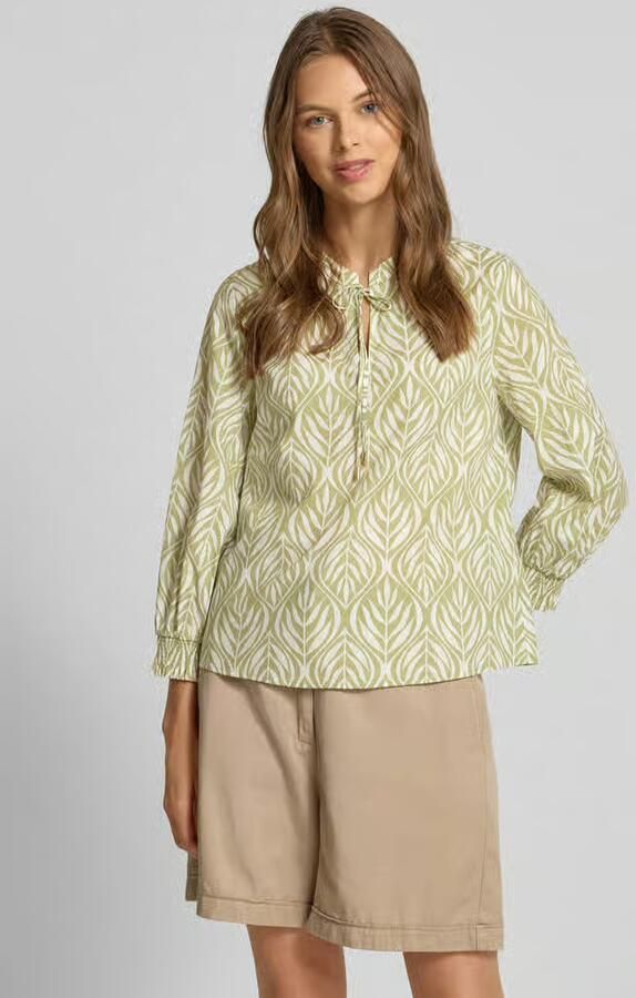 S.Oliver BLACK LABEL Regular fit blouseshirt van puur katoen - Foto 2