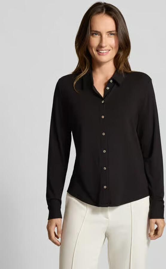 S.Oliver BLACK LABEL Regular fit blouseshirt van viscosemix - Foto 4