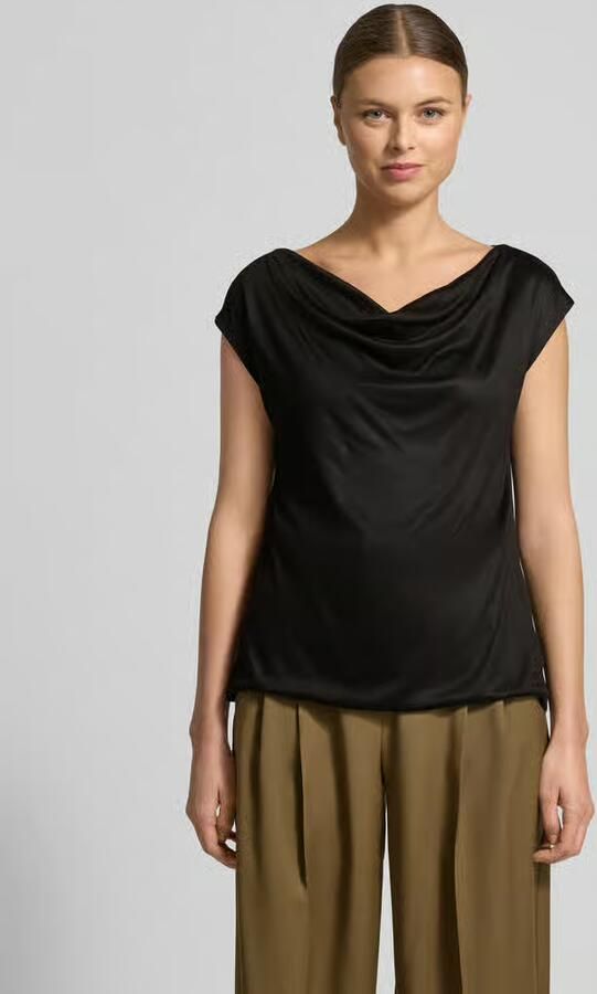 S.Oliver BLACK LABEL Regular fit blousetop van pure viscose - Foto 4