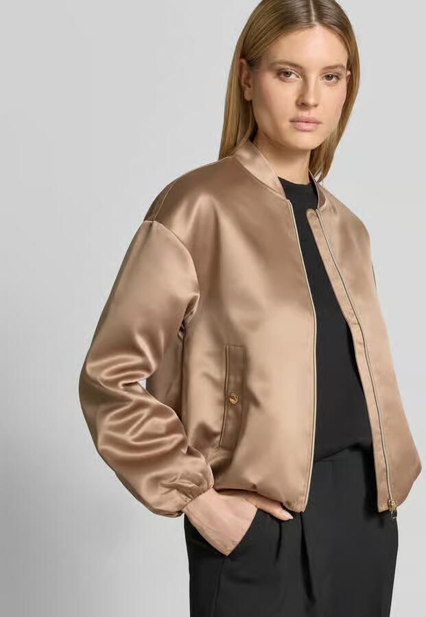 S.Oliver BLACK LABEL regular fit blouson met college-look polokraag - Foto 3