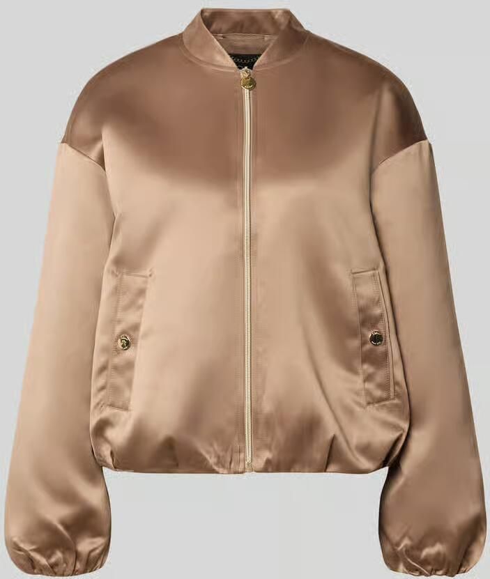 S.Oliver BLACK LABEL regular fit blouson met college-look polokraag - Foto 4