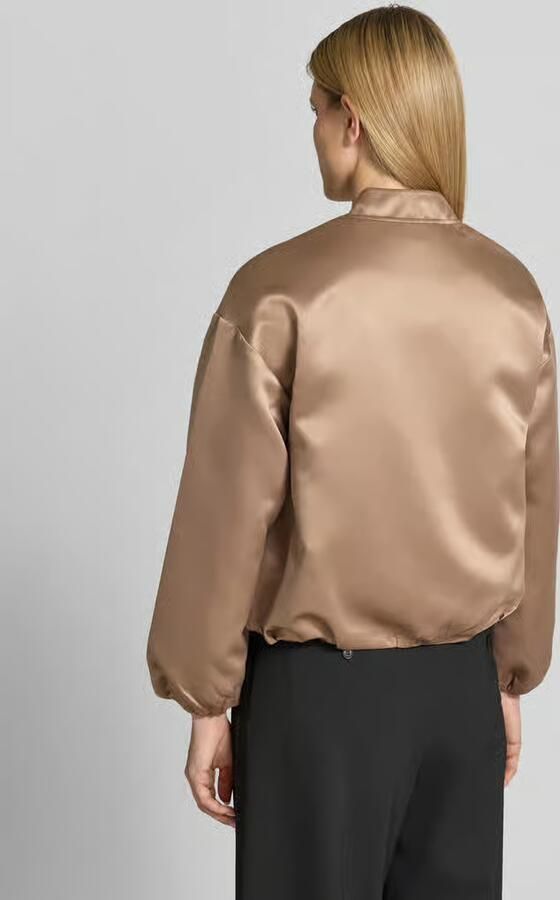 S.Oliver BLACK LABEL regular fit blouson met college-look polokraag - Foto 6