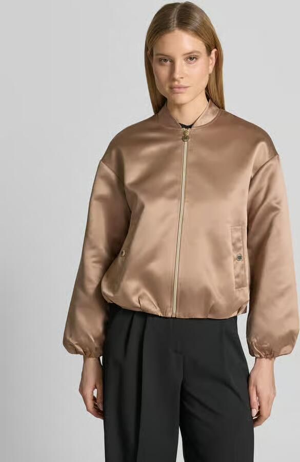 S.Oliver BLACK LABEL regular fit blouson met college-look polokraag - Foto 5