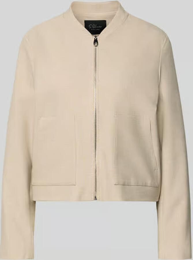 S.Oliver BLACK LABEL Regular fit blouson met viscose - Foto 4