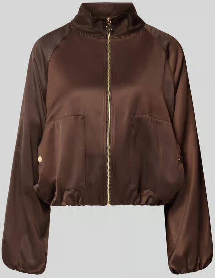 S.Oliver BLACK LABEL Regular fit blouson van viscosemix