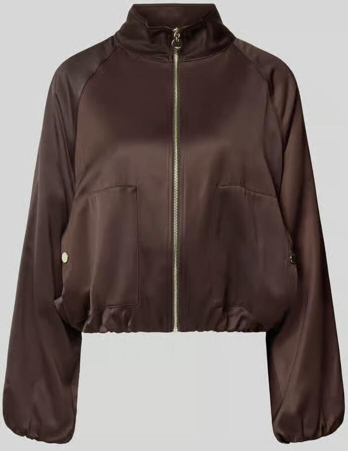 S.Oliver BLACK LABEL Regular fit blouson van viscosemix
