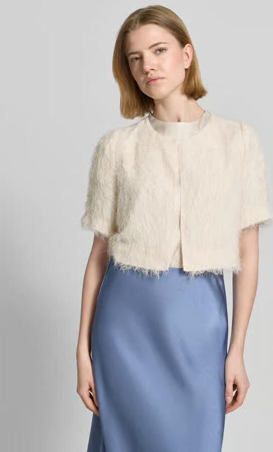 S.Oliver BLACK LABEL regular fit bolero met fijne franjes - Foto 3