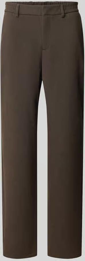 S.Oliver BLACK LABEL Regular fit broek met riemlussen