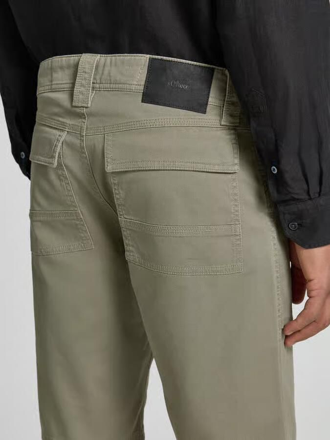 S.Oliver BLACK LABEL regular fit cargoshorts van katoenmix - Foto 3
