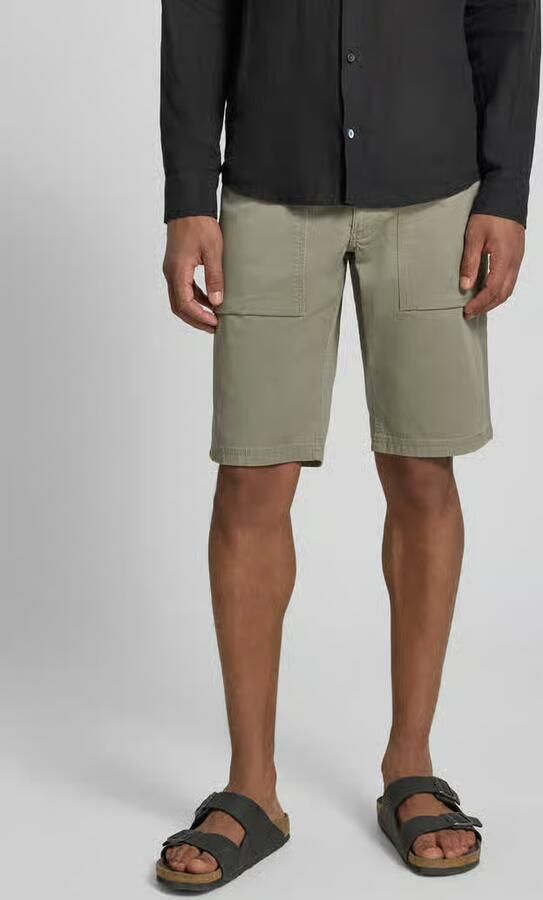 S.Oliver BLACK LABEL regular fit cargoshorts van katoenmix - Foto 4