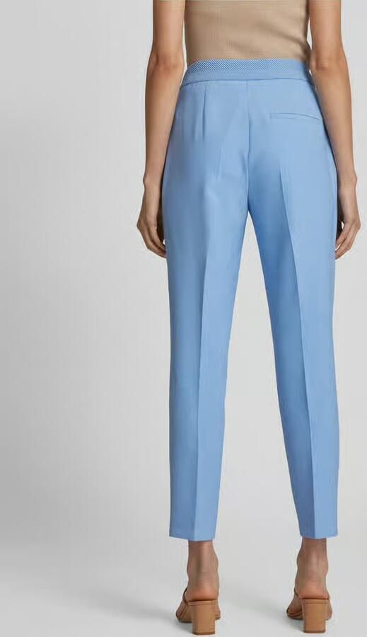 S.Oliver BLACK LABEL Regular fit cigarette pants in viscosemix met elastische tailleband - Foto 2