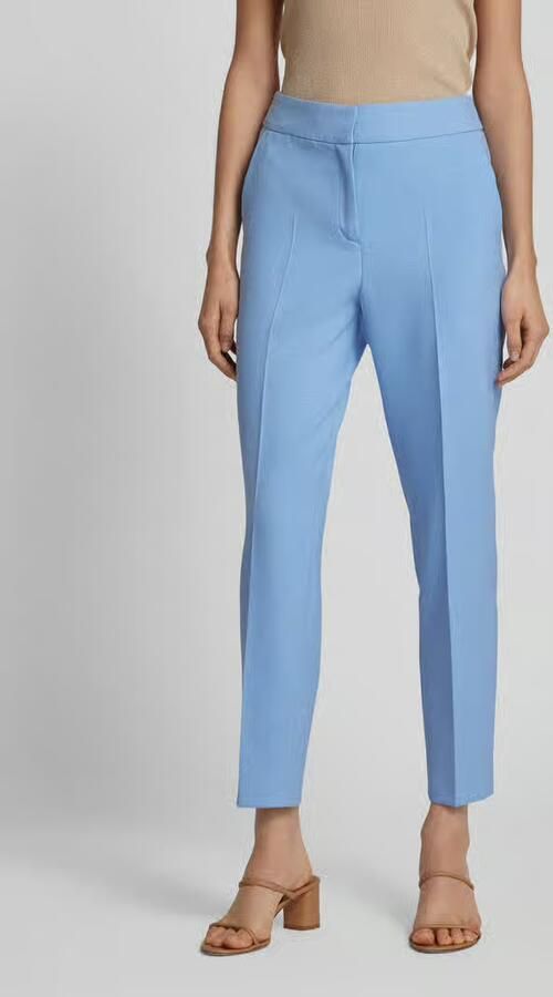 S.Oliver BLACK LABEL Regular fit cigarette pants in viscosemix met elastische tailleband - Foto 3