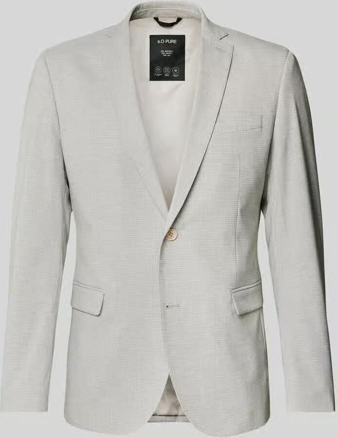 S.Oliver BLACK LABEL Regular fit colbert met 2-knoopssluiting