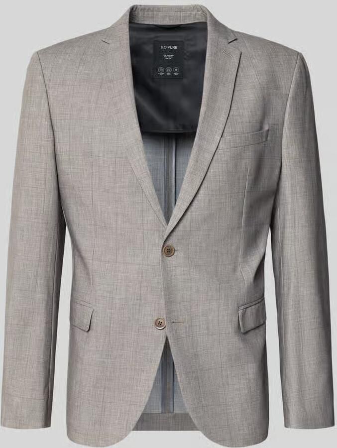 S.Oliver BLACK LABEL regular fit colbert met viscose - Foto 2