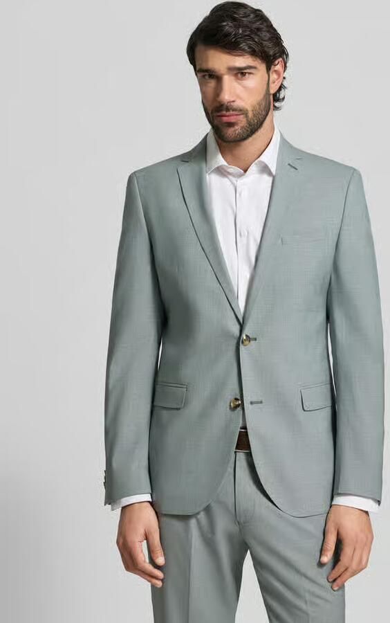 S.Oliver BLACK LABEL 2-knoops colbert met reverskraag model 'Opure' - Foto 2