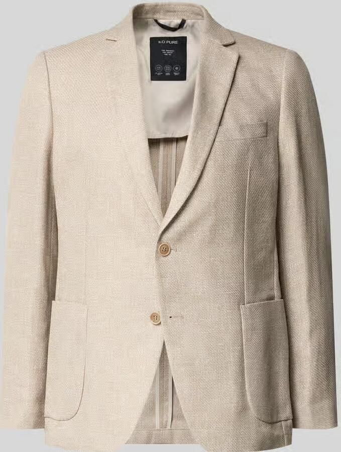 S.Oliver BLACK LABEL regular fit colbert van linnenmix - Foto 2