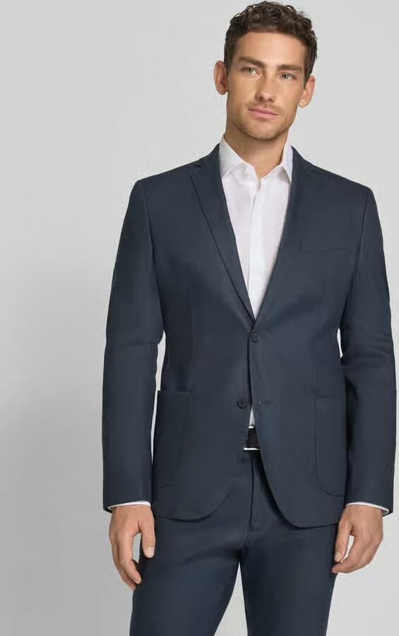 S.Oliver BLACK LABEL regular fit colbert van linnenmix - Foto 3