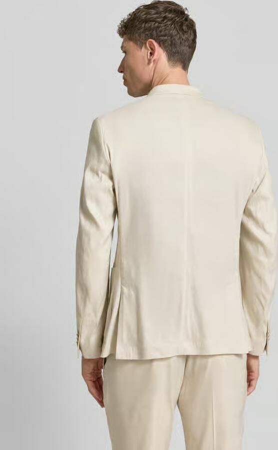 S.Oliver BLACK LABEL regular fit colbert van linnenmix - Foto 4