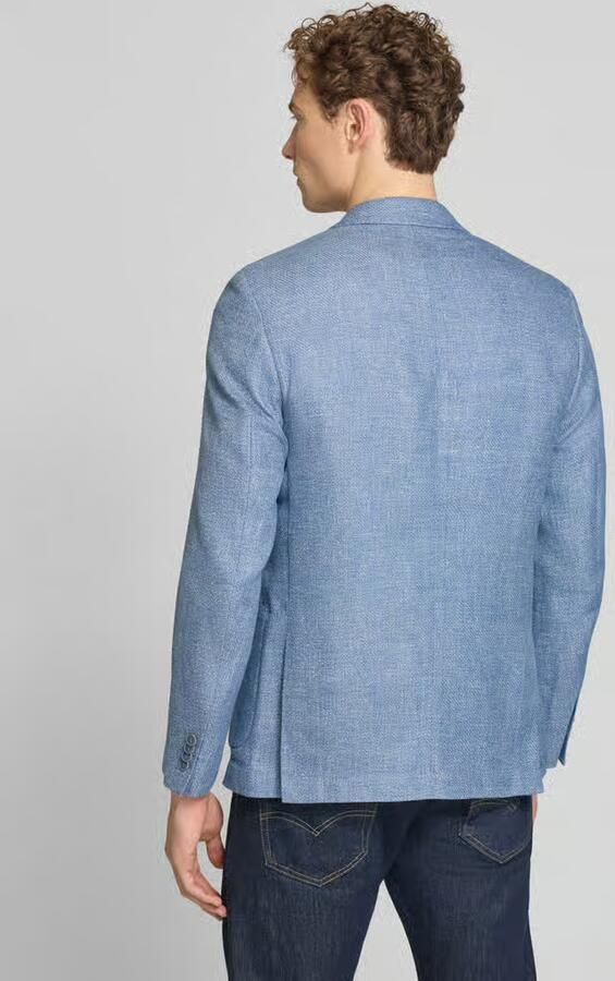 S.Oliver BLACK LABEL regular fit colbert van linnenmix