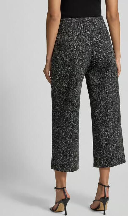 S.Oliver BLACK LABEL Regular fit culotte van viscosemix