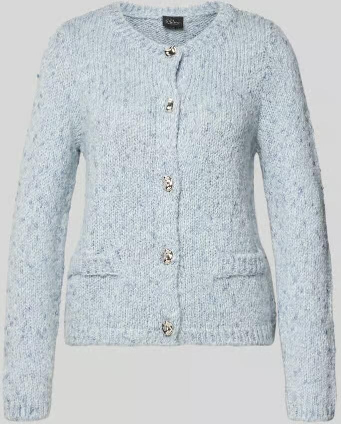 S.Oliver BLACK LABEL Regular fit gebreid jack van alpaca - Foto 5
