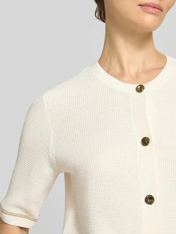 S.Oliver BLACK LABEL regular fit gebreid jack van puur katoen