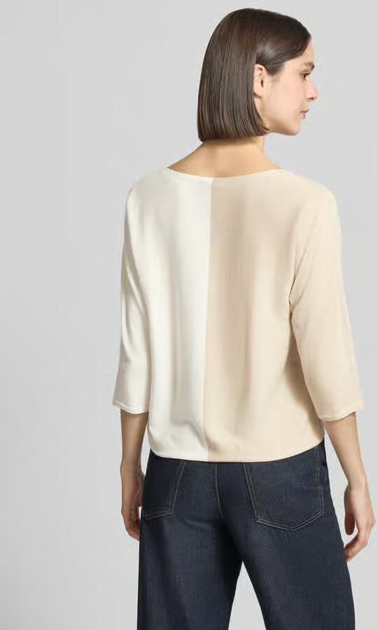 S.Oliver BLACK LABEL regular fit gebreid shirt van katoenmix - Foto 5