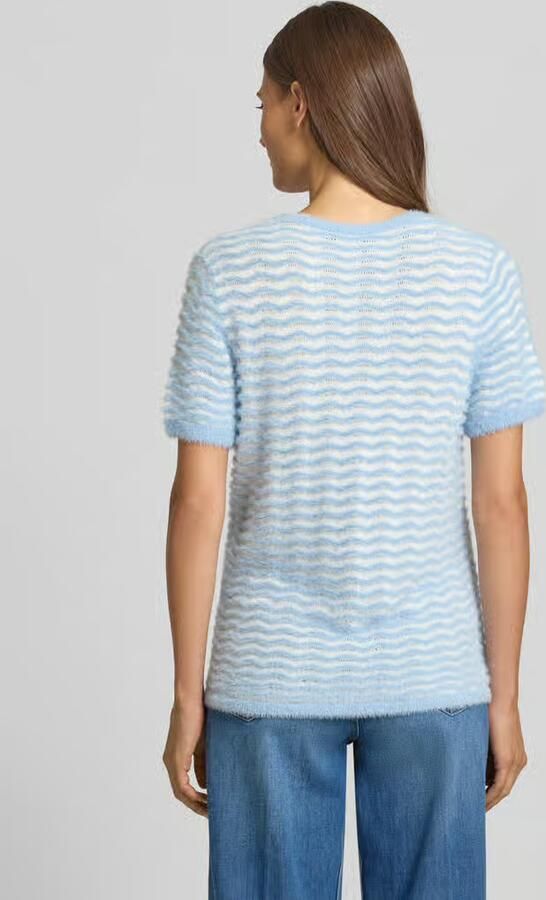 S.Oliver BLACK LABEL Regular fit gebreid shirt van viscosemix